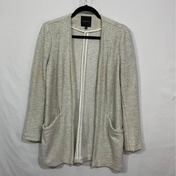 Dynamite woman’s neutral cardigan coat. Poly/spandex blend. Size small. Pockets. - Picture 1 of 10